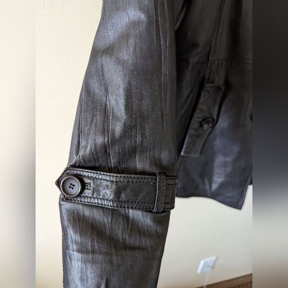 A&S selection vintage Y2K retro style 100% leather with removable inner size M - Picture 5 of 14